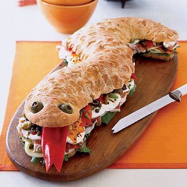 Sandwich Decoration Ideas - Snake - How to a to Z
