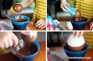 How To Make Chocolate Cups Using Balloons - How to A to Z