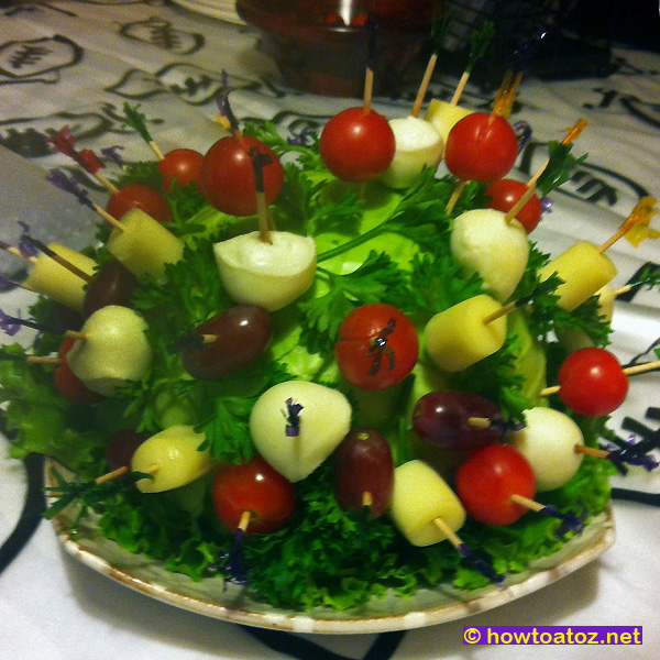 Appetizer Decoration Idea - How to A to Z