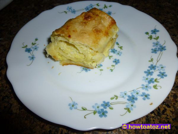 Feta Cheese Pie - Gibanica - How to A to Z