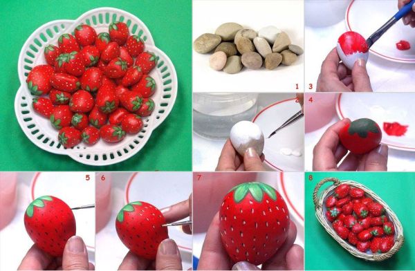 Painted Rocks Strawberries How To A To Z