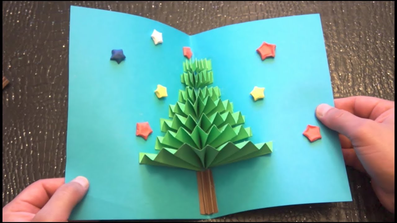 DIY 3D Christmas Pop Up Card - How to A to Z
